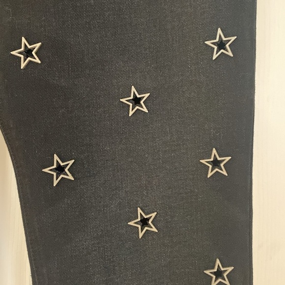 Hudson Riley Grommet Studded Slim Boyfriend Jeans - Picture 2 of 7